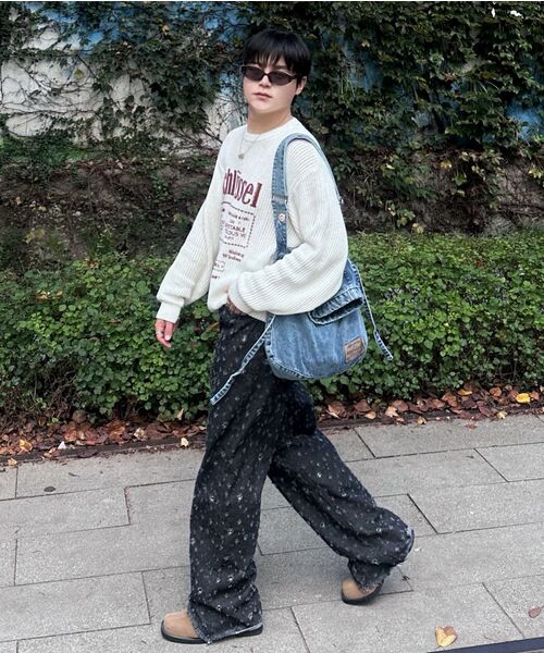 eastserviceshop(イーストサービスショップ)の「Denim Dyed Cross Bag - Indigo(メッセンジャーバッグ・レディース・その他・FREE)」の10枚目の写真