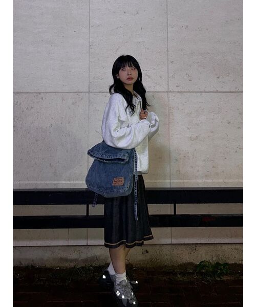 eastserviceshop(イーストサービスショップ)の「Denim Dyed Cross Bag - Indigo(メッセンジャーバッグ・レディース・その他・FREE)」の15枚目の写真