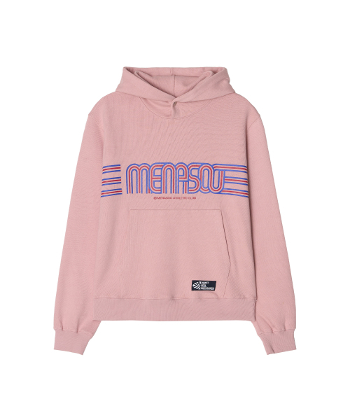 MENASOO(ミナス)の「Menasoo Stripe Logo Hoodie_Pink(パーカー・レディース・PINK・F)」の10枚目の写真