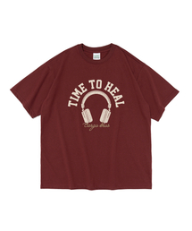 サウンドヒル 半袖Tシャツ（ワイン）