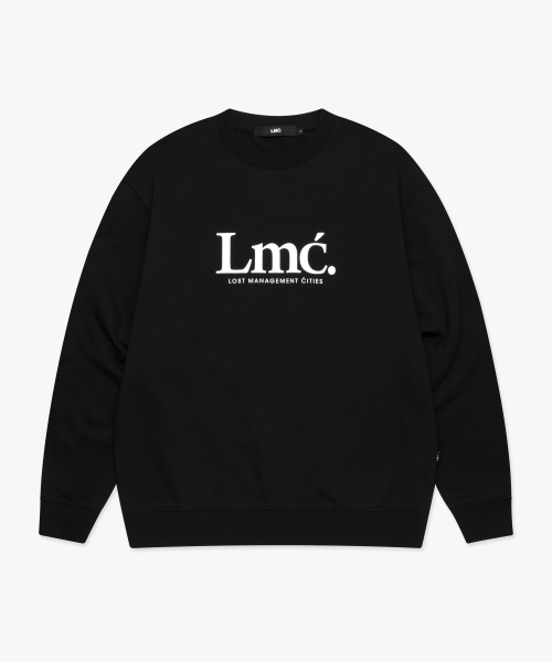 LMCの「SERIF LOGO SWEATSHIRT black（スウェット・レディース・その他・S/M/L/XL）」の2枚目の写真