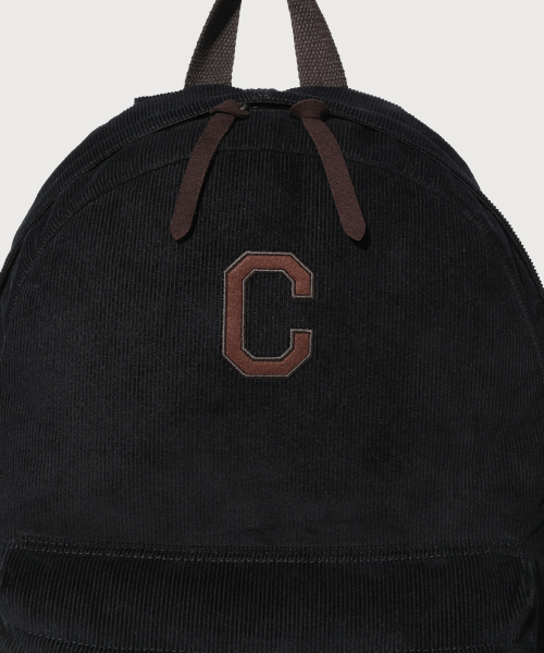 COVERNAT（カバーナット）の「Cロゴ コーデュロイ バックパック ブラック（バックパック/リュック・レディース・その他・FREE）」の4枚目の写真