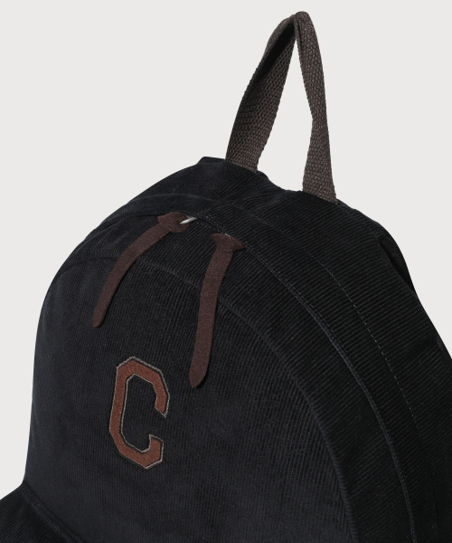 COVERNAT（カバーナット）の「Cロゴ コーデュロイ バックパック ブラック（バックパック/リュック・レディース・その他・FREE）」の5枚目の写真
