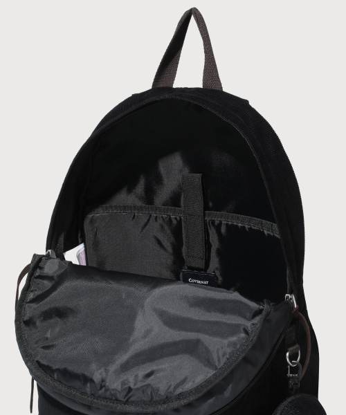 COVERNAT（カバーナット）の「Cロゴ コーデュロイ バックパック ブラック（バックパック/リュック・レディース・その他・FREE）」の9枚目の写真