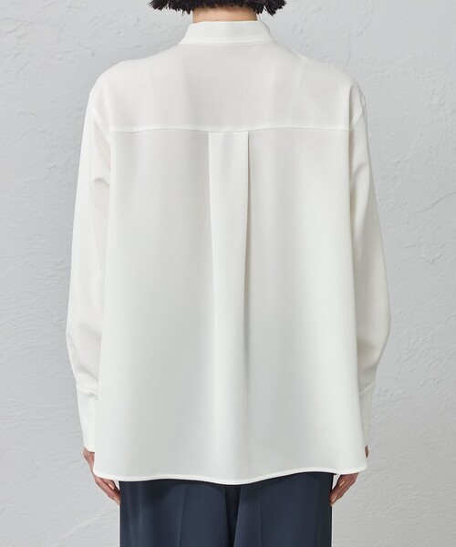 CAST:（キャストコロン）の「【着用しわ軽減/吸水速乾】ボウタイブラウス（シャツ/ブラウス・レディース・ブラック/ホワイト/ピンク系その他2・M/S）」の14枚目の写真