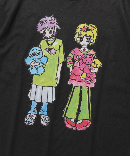 NICE GHOST CLUB（ナイスゴーストクラブ）の「[X SOULPUSSSY CAT]GHOSTSOULGIRL BIG BIG TEE_BLACK(NG2FMUT511A)（Tシャツ/カットソー・レディース・ブラック・M/S）」の4枚目の写真