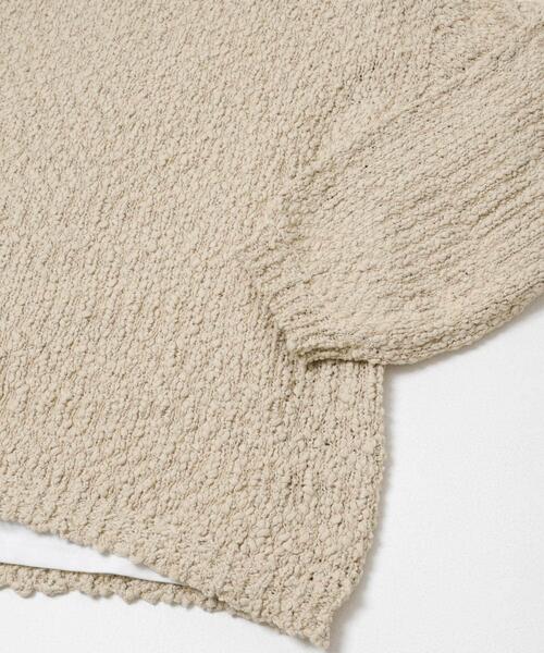 ITEMS URBANRESEARCH（アイテムズ アーバンリサーチ）の「『イージーケア』インナーセットＶネックニット（ニット/セーター・レディース・ブラック/オフホワイト/ベージュ・FREE）」の17枚目の写真