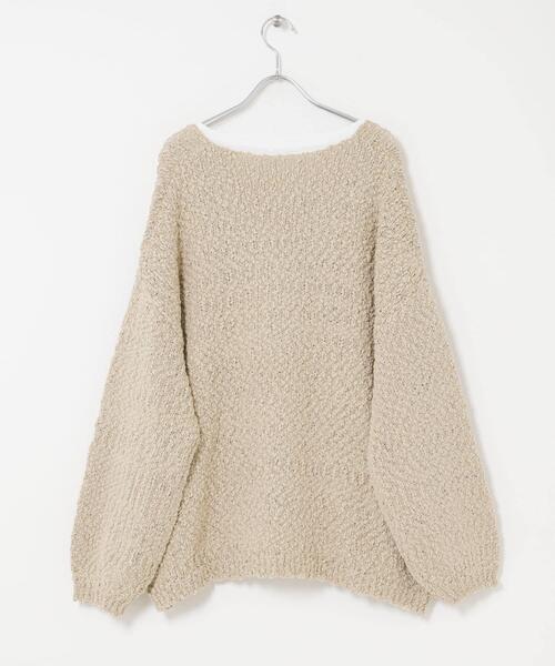 ITEMS URBANRESEARCH（アイテムズ アーバンリサーチ）の「『イージーケア』インナーセットＶネックニット（ニット/セーター・レディース・ブラック/オフホワイト/ベージュ・FREE）」の18枚目の写真