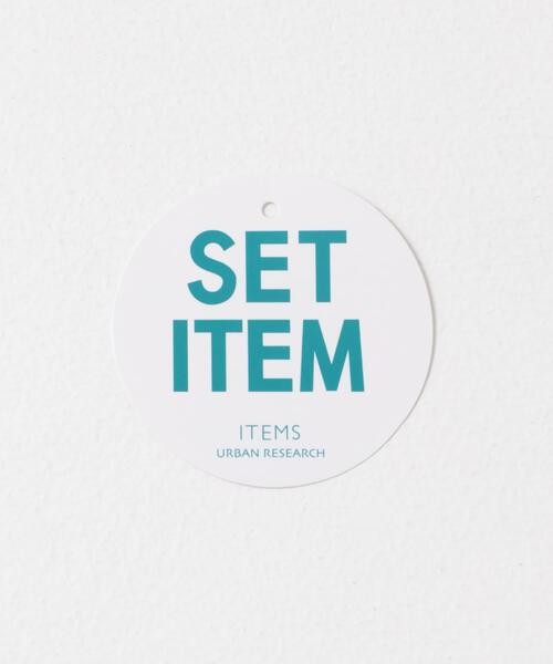 ITEMS URBANRESEARCH（アイテムズ アーバンリサーチ）の「『イージーケア』インナーセットＶネックニット（ニット/セーター・レディース・ブラック/オフホワイト/ベージュ・FREE）」の20枚目の写真