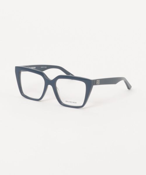 BALENCIAGA(バレンシアガ)の「【BALENCIAGA/バレンシアガ】スクエア メガネ BB0130O 010(メガネ・レディース・ブルー・FREE)」の1枚目の写真