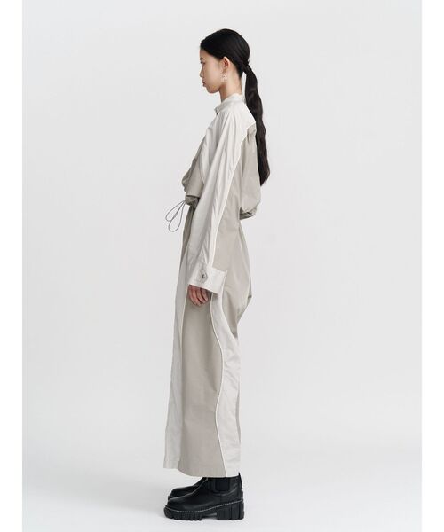 UN3D.（アンスリード）の「SIDE WAVE LINE AIO / サイドウェーブラインオールインワン（つなぎ/オールインワン・レディース・ブラック/ベージュ・38/36）」の13枚目の写真