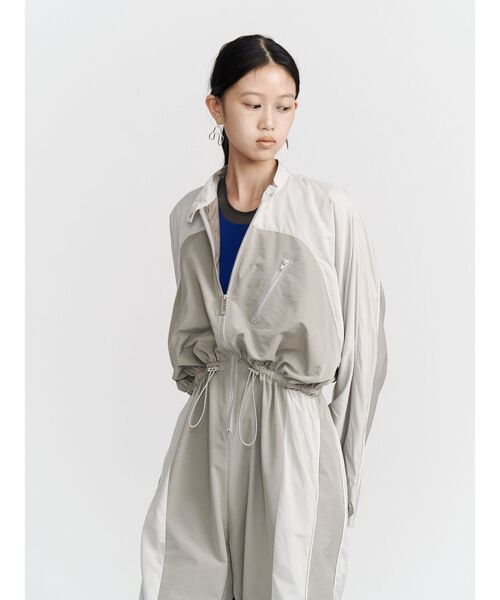 UN3D.（アンスリード）の「SIDE WAVE LINE AIO / サイドウェーブラインオールインワン（つなぎ/オールインワン・レディース・ブラック/ベージュ・38/36）」の18枚目の写真