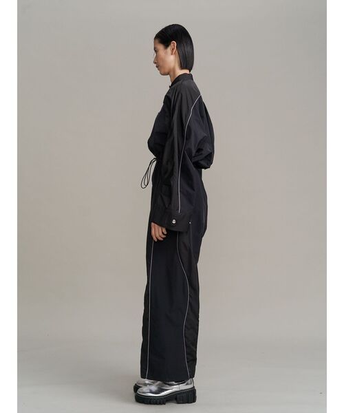 UN3D.（アンスリード）の「SIDE WAVE LINE AIO / サイドウェーブラインオールインワン（つなぎ/オールインワン・レディース・ブラック/ベージュ・38/36）」の4枚目の写真