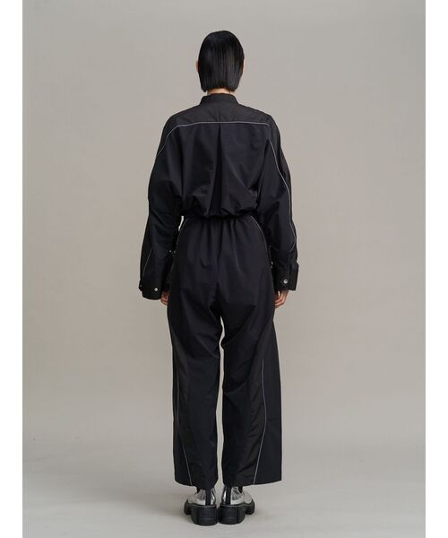 UN3D.（アンスリード）の「SIDE WAVE LINE AIO / サイドウェーブラインオールインワン（つなぎ/オールインワン・レディース・ブラック/ベージュ・38/36）」の5枚目の写真