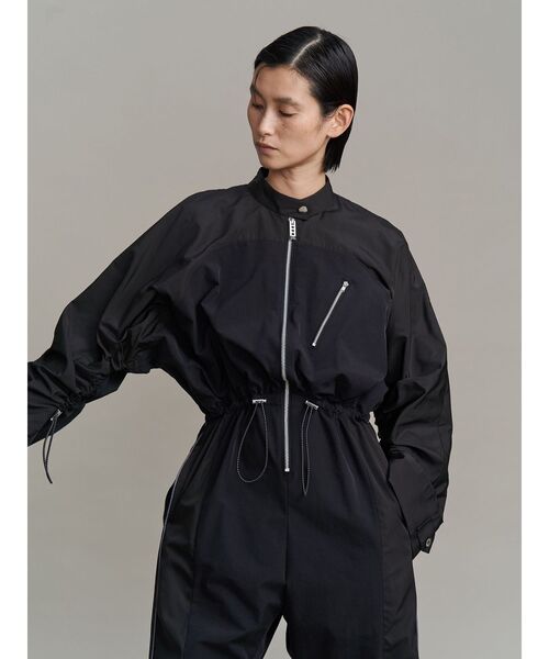 UN3D.（アンスリード）の「SIDE WAVE LINE AIO / サイドウェーブラインオールインワン（つなぎ/オールインワン・レディース・ブラック/ベージュ・38/36）」の8枚目の写真