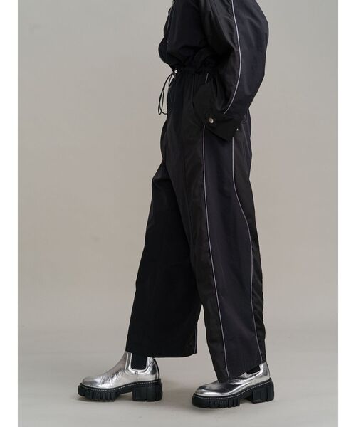 UN3D.（アンスリード）の「SIDE WAVE LINE AIO / サイドウェーブラインオールインワン（つなぎ/オールインワン・レディース・ブラック/ベージュ・38/36）」の11枚目の写真