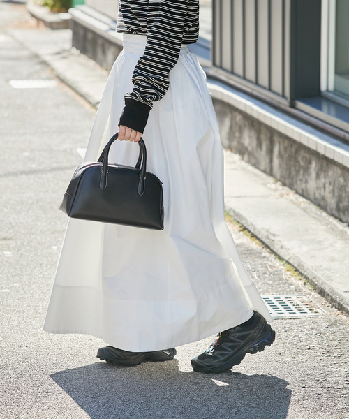 JOURNAL STANDARD（ジャーナルスタンダード）の「メモリータフタボリュームスカート（スカート・レディース・ブラック/ホワイト・FREE）」の10枚目の写真