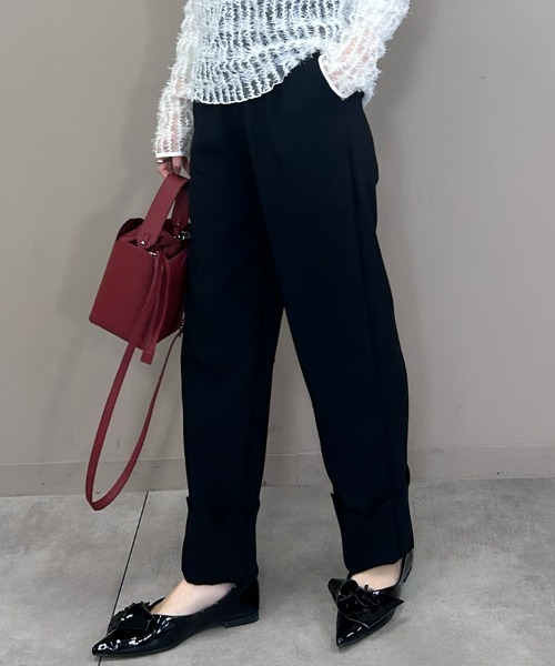 DONOBAN（ドノバン）の「スカラップセットアップ（その他アウター・レディース・ネイビー/ベージュ/ブラック・LONG/SHORT）」の9枚目の写真