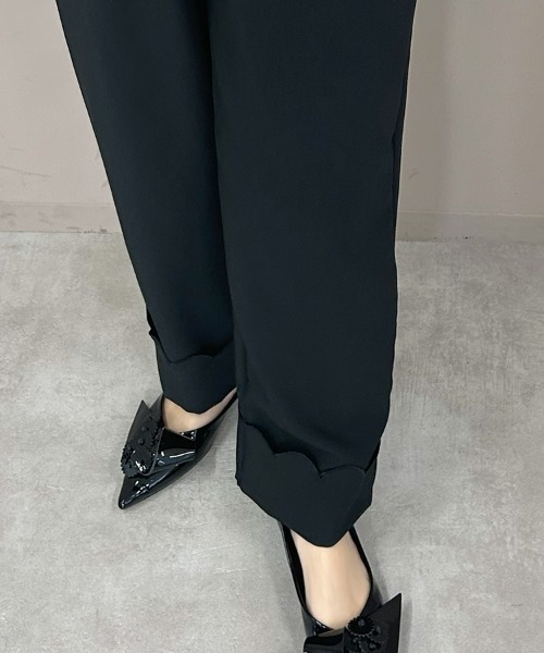 DONOBAN（ドノバン）の「スカラップセットアップ（その他アウター・レディース・ネイビー/ベージュ/ブラック・LONG/SHORT）」の11枚目の写真