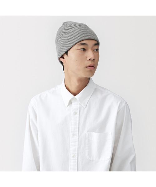 無印良品(ムジルシリョウヒン)の「UVカットコットンシルクワッチ(ニットキャップ/ビーニー・レディース・グレー/ブラック/アイボリー・55-59cm)」の17枚目の写真