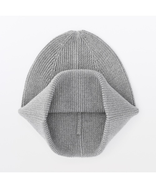 無印良品(ムジルシリョウヒン)の「UVカットコットンシルクワッチ(ニットキャップ/ビーニー・レディース・グレー/ブラック/アイボリー・55-59cm)」の6枚目の写真