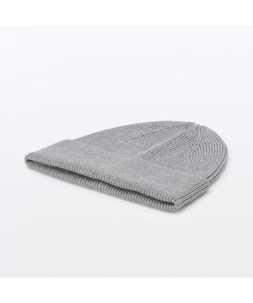 無印良品(ムジルシリョウヒン)の「UVカットコットンシルクワッチ(ニットキャップ/ビーニー・レディース・グレー/ブラック/アイボリー・55-59cm)」の10枚目の写真