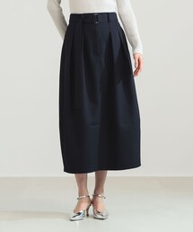 Demi-Luxe BEAMS | ベルテッド コクーン スカート(スカート)