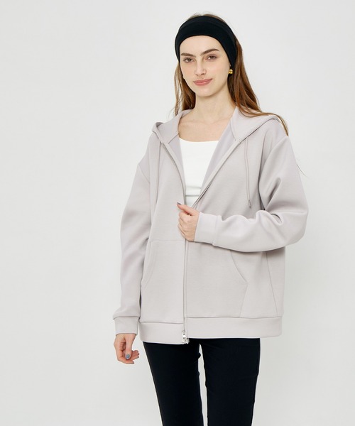 coca(coca)(コカ)の「ソフトジャージーワイドZIPパーカー(パーカー・メンズ・ライトグレー/チャコール・S/XL/M/L)」の16枚目の写真