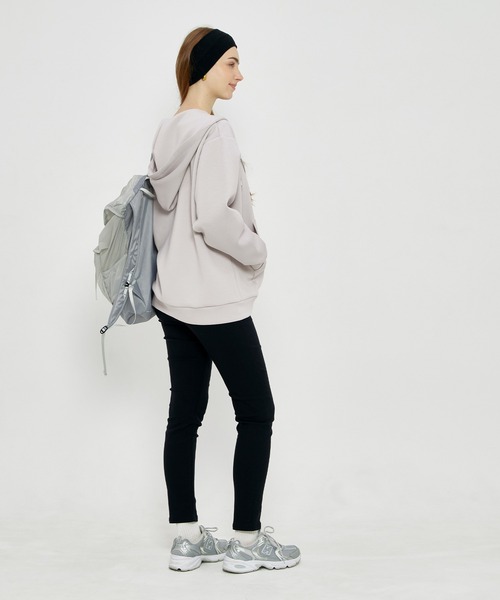 coca(coca)(コカ)の「ソフトジャージーワイドZIPパーカー(パーカー・メンズ・ライトグレー/チャコール・S/XL/M/L)」の17枚目の写真