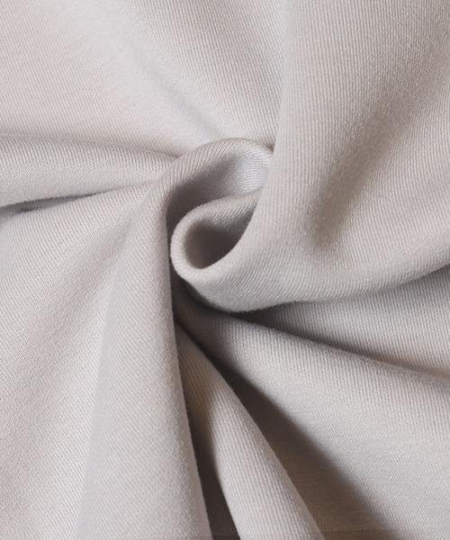 coca(coca)(コカ)の「ソフトジャージーワイドZIPパーカー(パーカー・メンズ・ライトグレー/チャコール・S/XL/M/L)」の4枚目の写真