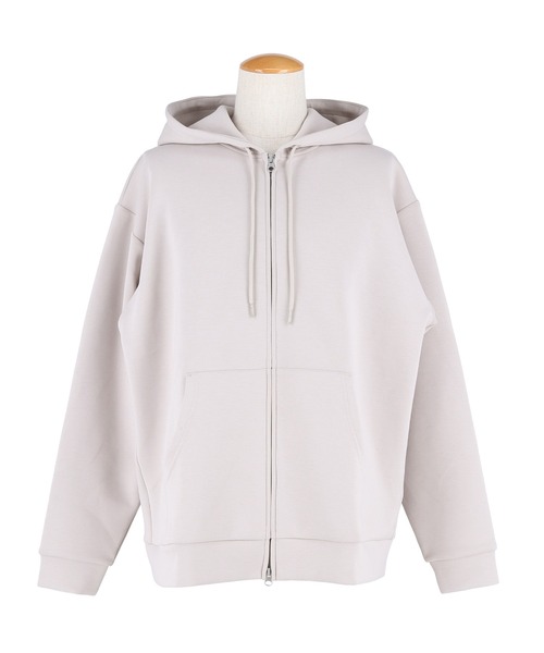 coca(coca)(コカ)の「ソフトジャージーワイドZIPパーカー(パーカー・メンズ・ライトグレー/チャコール・S/XL/M/L)」の6枚目の写真