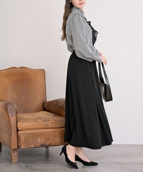 rps（アールピーエス）の「カットジョーゼットフレアースカート（スカート・レディース・ブラック/ブルー/ボルドー・フリー）」の19枚目の写真