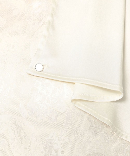 HARE（ハレ）の「ツヤジャガードフレアスリーブブラウス(HARE)（シャツ/ブラウス・レディース・オフホワイト/ブラック・FREE）」の21枚目の写真