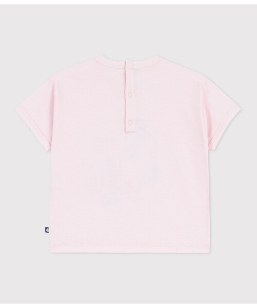 PETIT BATEAU(プチバトー)の「コットンプリント半袖Tシャツ(Tシャツ/カットソー・キッズ・ライトピンク・12MONTH/18MONTH/24MONTH/36MONTH)」の3枚目の写真