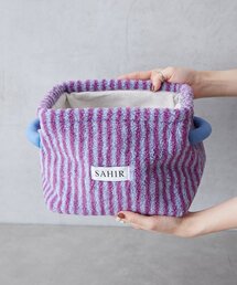 SAHIR（サヒール）の「【SAHIR サヒール】Fabric basket  S（収納グッズ）」