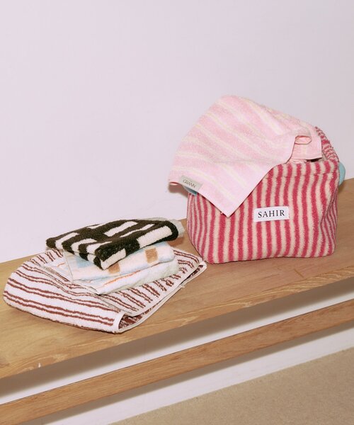 SAHIR（サヒール）の「【SAHIR サヒール】Fabric basket　S（収納グッズ・レディース・ブルー・0）」の5枚目の写真