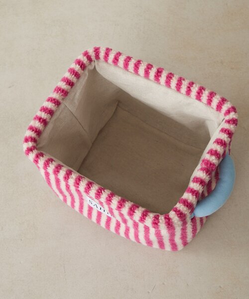 SAHIR（サヒール）の「【SAHIR サヒール】Fabric basket　S（収納グッズ・レディース・ブルー・0）」の9枚目の写真