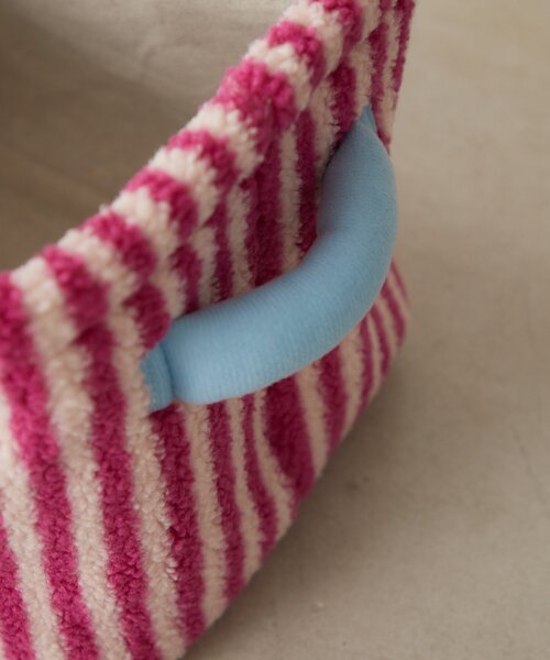 SAHIR（サヒール）の「【SAHIR サヒール】Fabric basket　S（収納グッズ・レディース・ブルー・0）」の13枚目の写真