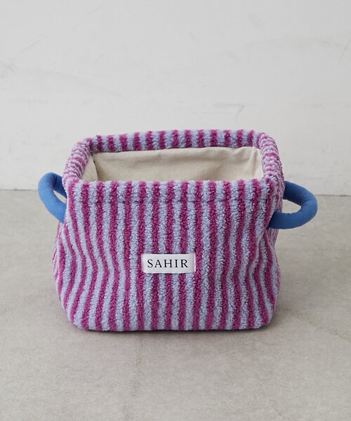 SAHIR(サヒール)の「【SAHIR サヒール】Fabric basket S(収納グッズ・レディース・ブルー/ブルー系その他・0)」の9枚目の写真