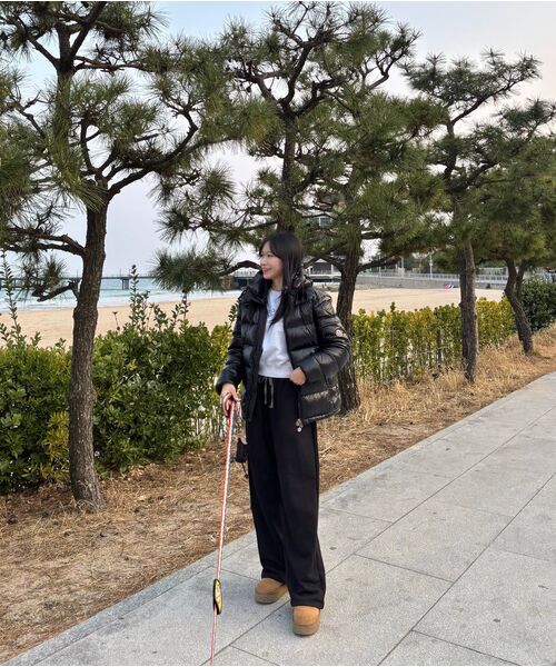 HAVISM（ヘビズム）の「CHECK LAYERED SWEATPANTS(BLACK)（スウェットパンツ・レディース・その他・ONE SIZE）」の7枚目の写真