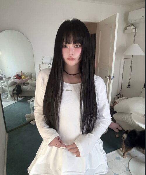 HAVISM（ヘビズム）の「CHECK LAYERED SWEATPANTS(BLACK)（スウェットパンツ・レディース・その他・ONE SIZE）」の8枚目の写真