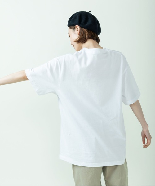 PAR ICI（パーリッシィ）の「大桃洋祐×PAR ICI ダイバープリントTシャツ（Tシャツ/カットソー・レディース・ホワイト・S/L）」の5枚目の写真