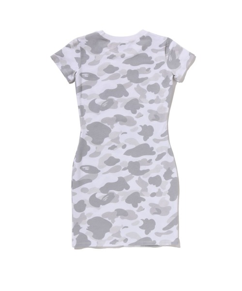 A BATHING APE（アベイシングエイプ）の「COLOR CAMO JERSEY DRESS（ワンピース・レディース・ピンク/ホワイト・MEDIUM/X-SMALL/SMALL）」の3枚目の写真