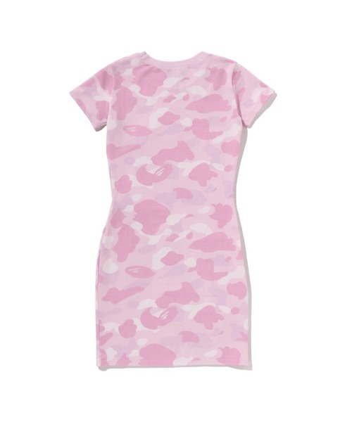 A BATHING APE（アベイシングエイプ）の「COLOR CAMO JERSEY DRESS（ワンピース・レディース・ピンク/ホワイト・MEDIUM/X-SMALL/SMALL）」の4枚目の写真