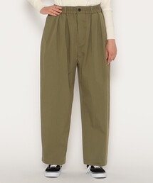 DANTON（ダントン）の「Women's C/N Twill Double Pleated Easy Pants（チノパンツ）」