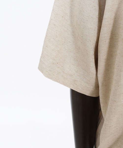 CAMBIO(カンビオ)の「mhs2552-Cotton Linen Tape Switch Open Collar Shirts オープンカラーシャツ(CAM26SS-024)(シャツ/ブラウス・メンズ・ブラック/ベージュ/グリーン・S/L/M)」の22枚目の写真