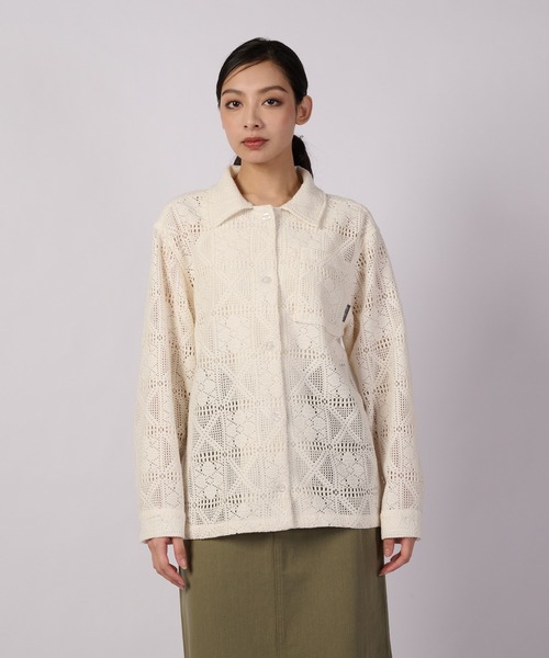 Eddie Bauer（エディーバウアー）の「フローイ レース 長袖シャツ（シャツ/ブラウス・レディース・ベージュ/セージグリーン/オフホワイト/ブラック・L/M/S/XL）」の12枚目の写真