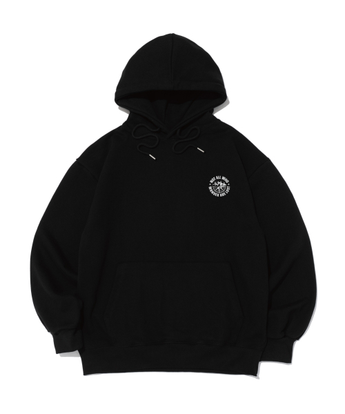 WORKS & CO.(ワークス アンド コー)の「コンパス トレッキング フードパーカー (ブラック)(パーカー・レディース・その他・LARGE/2XL/L-XL/S-M/M-L/X-LARGE/MEDIUM/SMALL)」の1枚目の写真