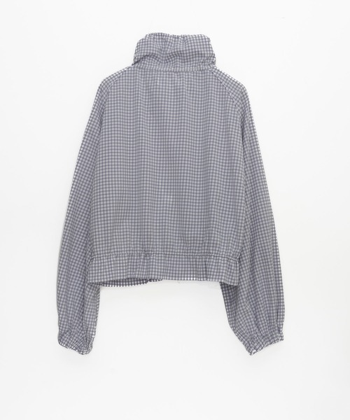 Nora Lily elle(ノラリリーエル)の「【Nora Lily】「elle」Gingham Gathered Blouson(ブルゾン・レディース・ブラック/グレー・FREE)」の20枚目の写真