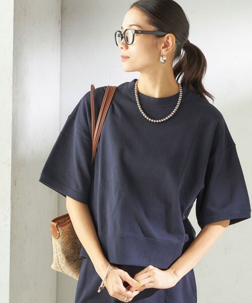 SHIPS別注】SLOANE:〈手洗い可能〉半袖 ショート スウェット（Tシャツ